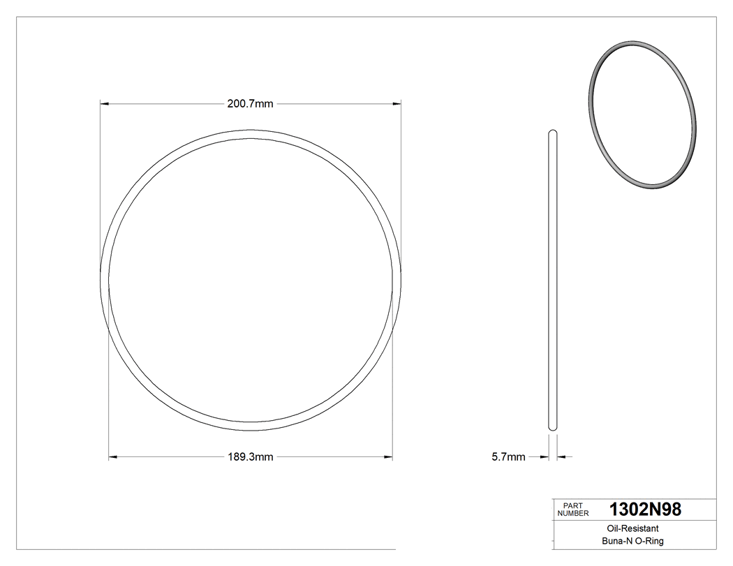 Technical drawing - 1302N98